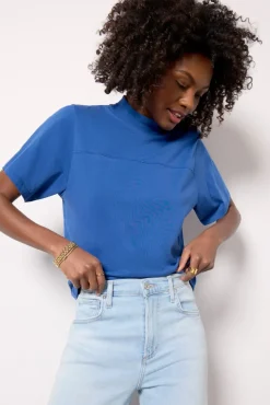 Tops & Tees<NATION LTD Yvette Top Bluetile