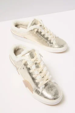 Shoes<DOLCE VITA Zantel Sherpa Sneaker Platinum