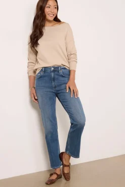 Jeans<CITIZENS OF HUMANITY Zurie Ankle Straight Abalone
